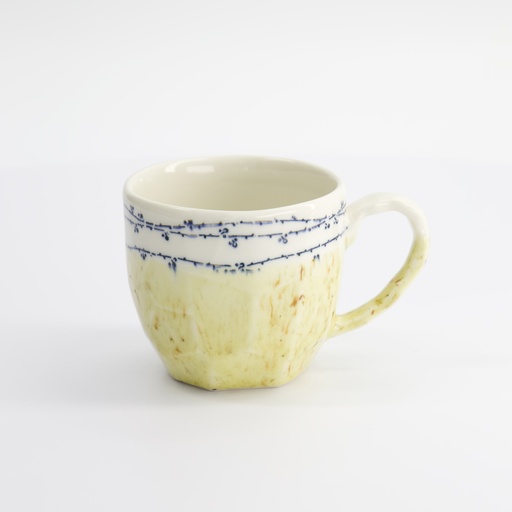 [16864] Craft Mug 8.7x8cm 300ml Yellow KA-8035/E 1/60