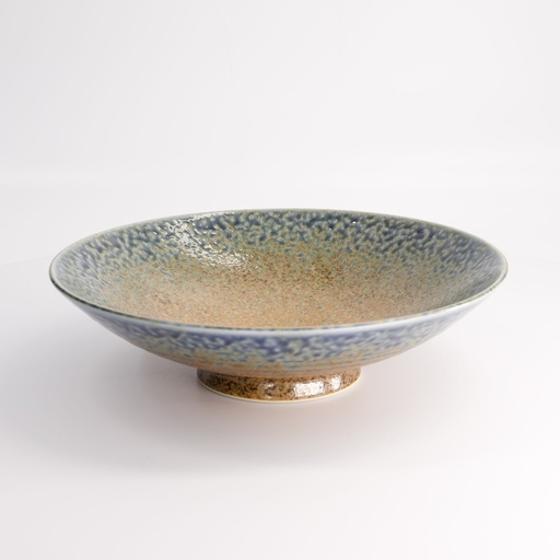 [16892] Minoyaki Reef Blue Mori Bowl 28x7.7cm 1800ml MS-5861/C 2/16