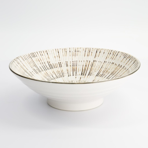 [17029] Large Bowl Sabi Kobiki 24.5x7.5cm 1400ml FK-8028/A 4/24
