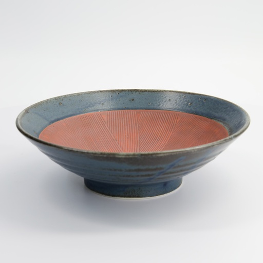 [17034] Large Bowl Wabi Kon Nezumi 24.5x7.5cm 1400ml FK-8029/C 4/24