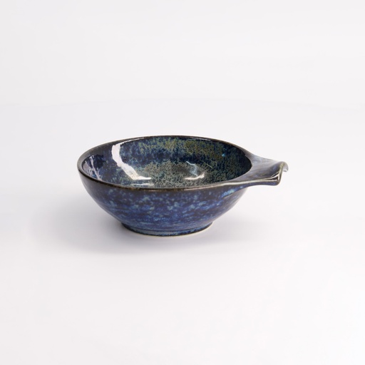 [17099] Cobalt Blue Tonsui Bowl 15.2x4.9cm 270ml YW-8088 10/80