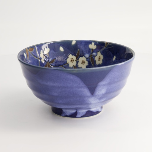 [17310] Blue Sakura Tayo Bowl 17x9cm 900ml