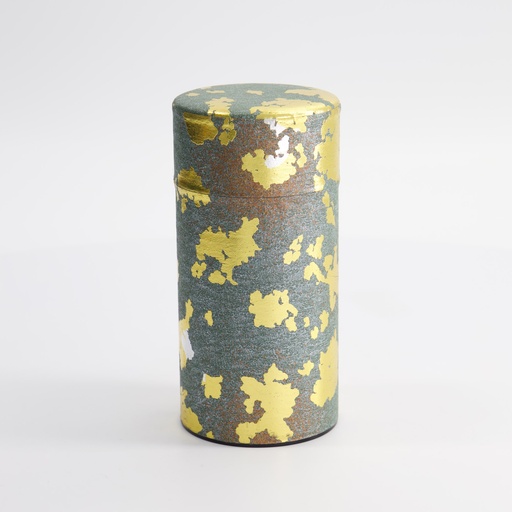 [17317] Tea Container S.S. 7.4x15.5cm 200gr Blue/Gold 202KOS 1/120