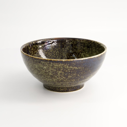 [17400] Shinryoku Green Ramen Bowl 18.7x8.8cm 1250ml YW-5581/G 3/24