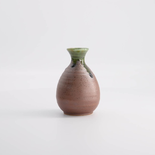 [17409] Sake Bottle L Iga Brown YW-8423/P 6/72