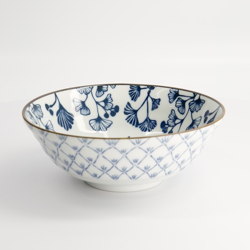 [16707] Flora Japonica Ramen Bowl 21x7.8cm 1000ml Maple FK-8023/D 3/36