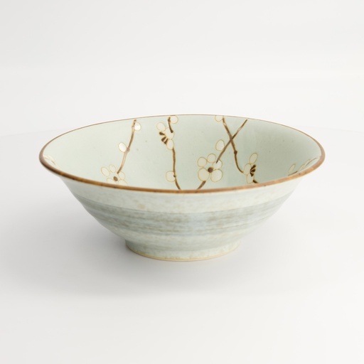 [16500] Green Soshun Bowl 20x7cm 750ml Q579/BP 6/24