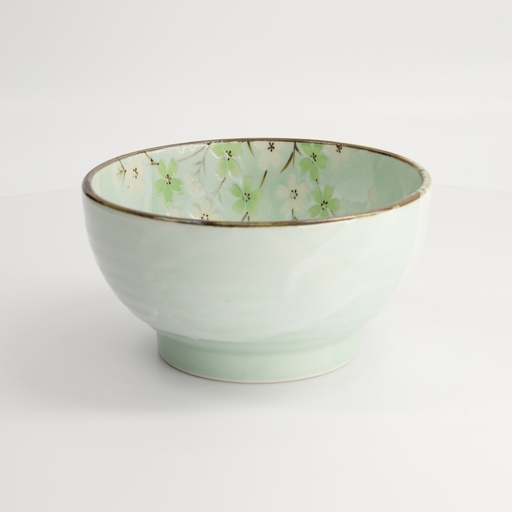 [16503] Green Cosmos Bowl 17x9cm 950ml Q567/GC 4/24