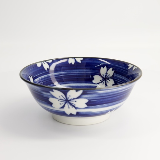 [16541] Mixed Bowls Ramen 20.5x8cm 1200ml Hakeme Sakura FK-8446/D 3/24