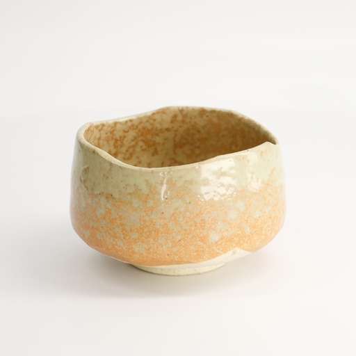 [16287] Matcha Bowl Usu Hagi 11.5x7.5cmh 500ml YW-7003/C 1/36