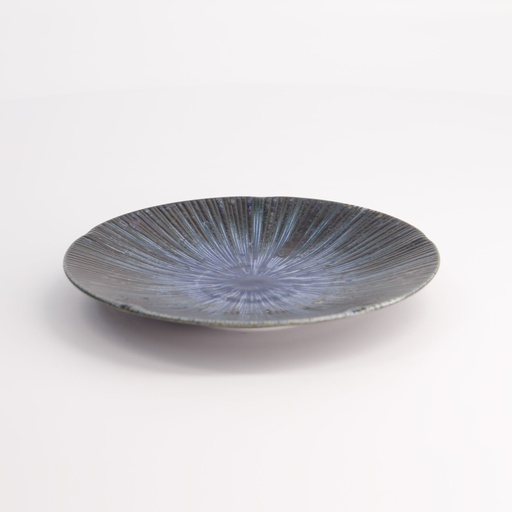 [16387] Sky Blue Plate 16.5x2.2cm TN-7017/B 16387 6/96