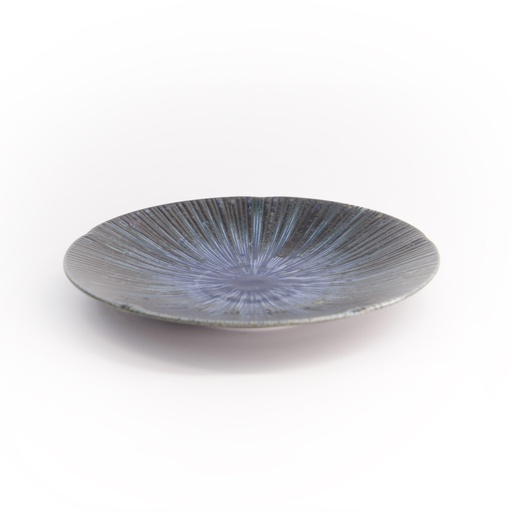 [16387] Sky Blue Plate 16.5x2.2cm TN-7017/B 16387 6/96