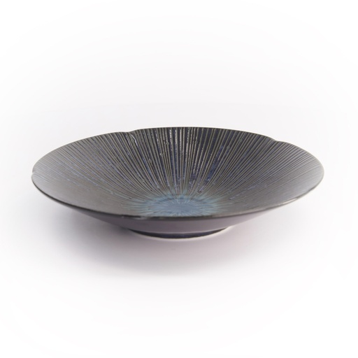 [16390] Sky Blue Deep Plate 22x4cm TN-7020/B 16390 6/36