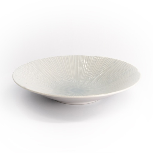 [16398] Sky White Deep Plate 22x4cm TN-7020/W 16398 6/36