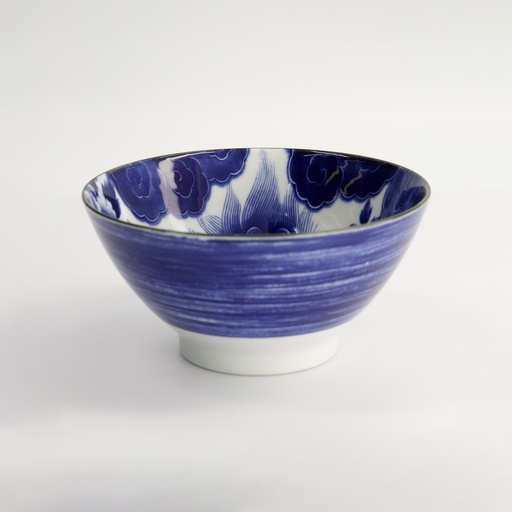 [18763] Japonism Lion Tendon Bowl 17.8x8.8cm 1000ml Blue 4/32