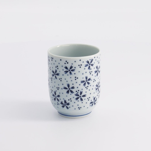 [22448] Cup 6.5x7.5cm 160ml Blue/White YW-17726/A 10/120