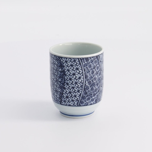 [22452] Cup 6.5x7.5cm 160ml Blue/White YW-17844/A 10/120