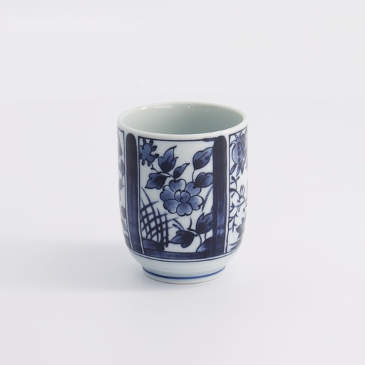 [22453] Cup 6.5x7.5cm 160ml Blue/White YW-17844/B 10/120