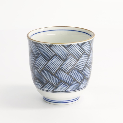 [22456] Cup 8x7.9cm Blue/White YW-7027/A 10/120