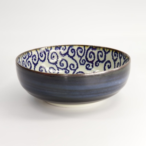 [18909] Ten Karakusa Bowl 21.5x8cm 1850ml FK-2107/B 2/12