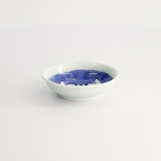 [18976] Neko Maruke Cat Bowl 10x2.5cm 100ml 54005006 12/144