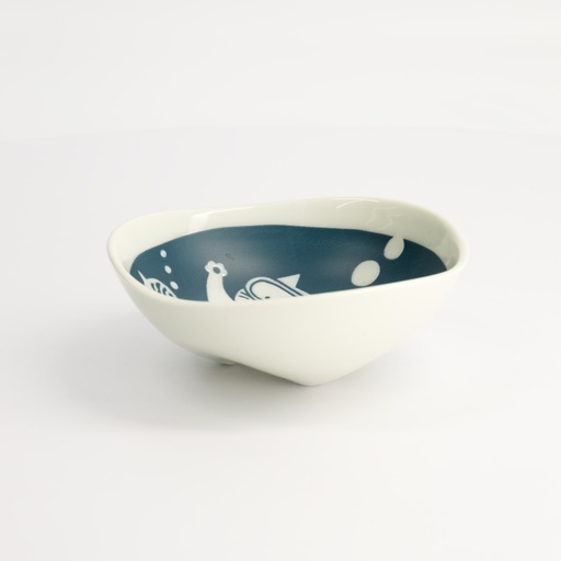 [18977] Neko Maruke Cat Bowl 13x5cm 240ml 54005007 6/96
