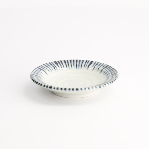 [18994] Shin Tokusa Plate Round 9.5x1.8cm FK-2101 20/240