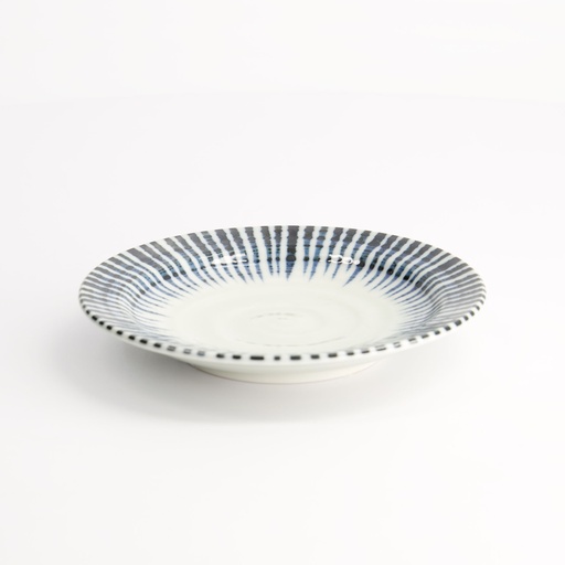 [18995] Shin Tokusa Plate Round 13.5x2cm FK-2102 12/96