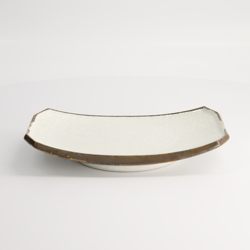 [18853] Hime Kobiki Oblong Plate 22x14.5x2.3cm 18853 6/36
