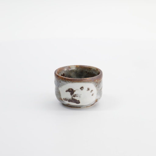 [20786] Sake Cup 6.5x5cm 80ml Grey Shino 20786 12/192