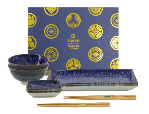 [22510] Giftset Seigaiha 8pcs Sushi 13A 22510