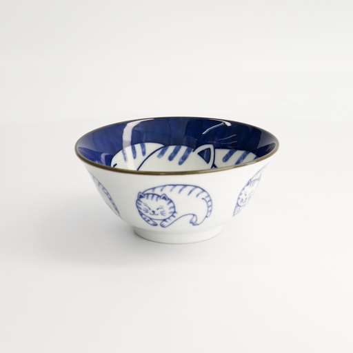 [20932] Kawaii Tayo Bowl Cat Neko 14.9x6.7cmh 500ml B 20932 = ook 20653 6/48