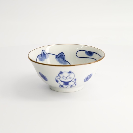 [20933] Kawaii Tayo Bowl Cat Neko 14.9x6.7cmh 500ml C 20933 = ook 20629 6/48
