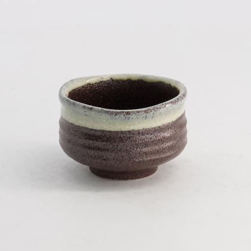 [20942] Sake/Matcha Cup 7.4x4.9cmh 120ml Kura-Iga-Nuriwake Black 6/108