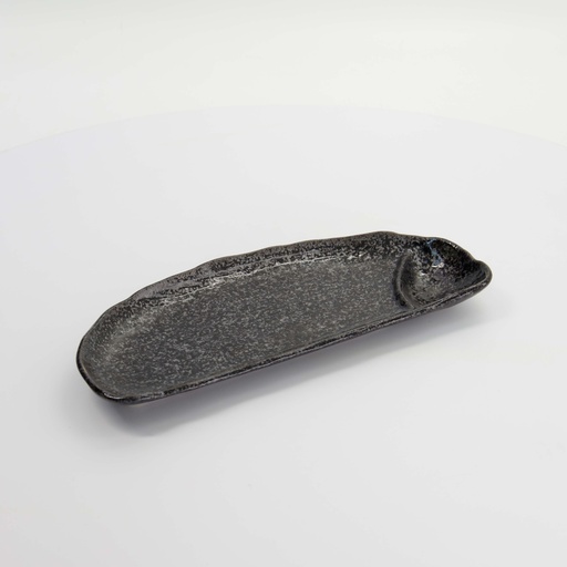 [21075] Mino Craft Rectangular Plate 27.5x12x2.5cm Black 4/32