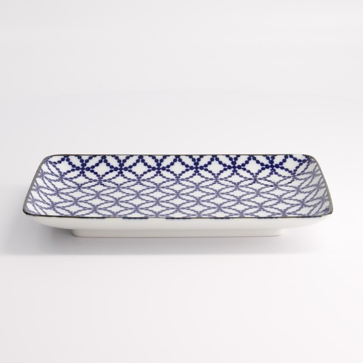 [21371] Mixed Plate 20.4x13cm Ten Shippo A 21371 6/36
