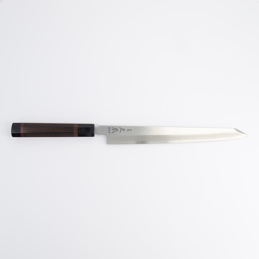 [21393] Knife Masamoto Carbon Steel Kiritsuke Special Ebony Octagon 27cm