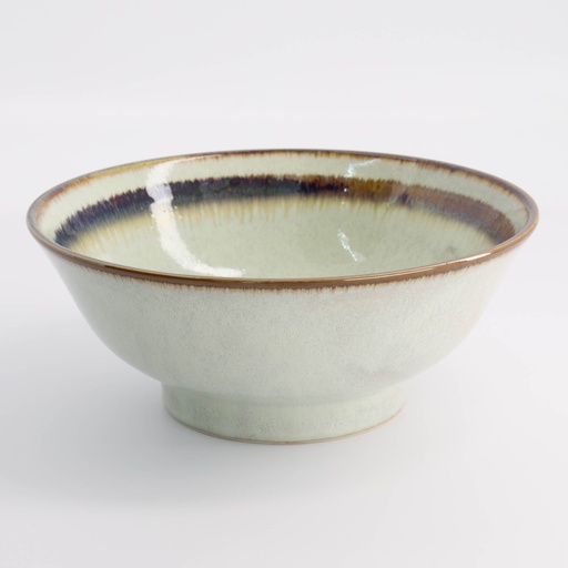 [21457] Wasabi Ramen Bowl 21.5x9cm 1300ml Beige 21457 4/24