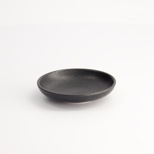 [20381] Yuzu Black Saucer 10x2cm A25190Y101 12/144
