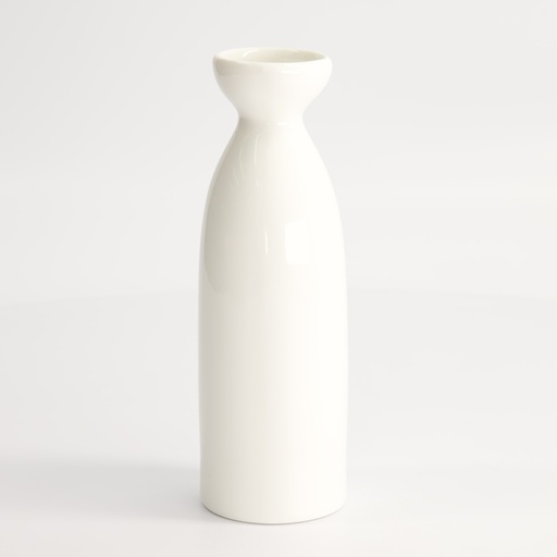 [7178] White Series Sake Bottle 17.5cm 220ml White 7178 A1830 6/72