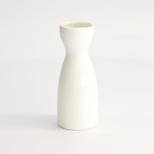 [7179] White Series Sake Bottle 13.5cm 150ml White A1889 12/96