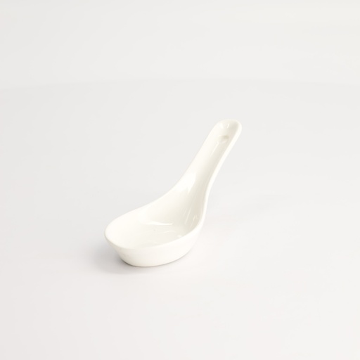 [7474] White Series Spoon 13.8x4.8cm White A0235 48/576