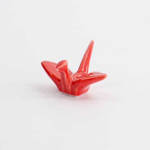 [7349] Chopsticks Rest Crane Red   A11885/W14 12/288
