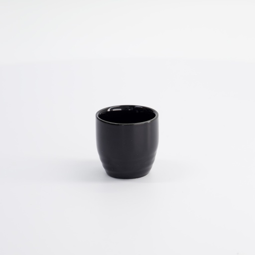 [7717] Black Series Sake Cup 4.9x4.8cm 50ml Black A1888W13 12/144