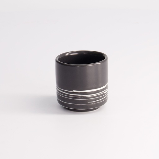 [7492] Black Maru Series Sake Cup 4.5x5cm 50ml A0960Y103T85 24/288