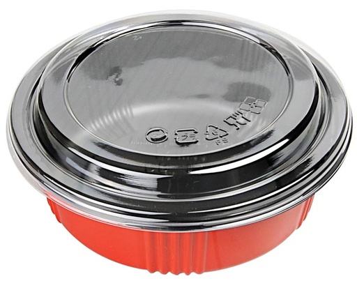 [9359] Kitchen HR Dispo. Bowl R&B Negoro DB-312 15x6.5cmH  550ml 50/900