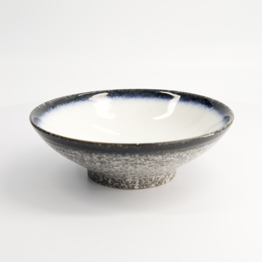 [17541] Tajimi Blue/White Bowl 21.8x7cm 1000ml E485-B-0121 17541 3/18