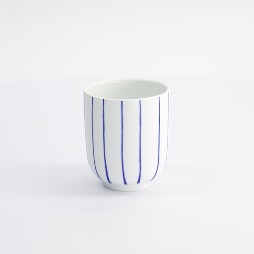 [8125] Cup Sendan 7.1x7.1x8.5cm 160ml Blue/White 8125 6/96