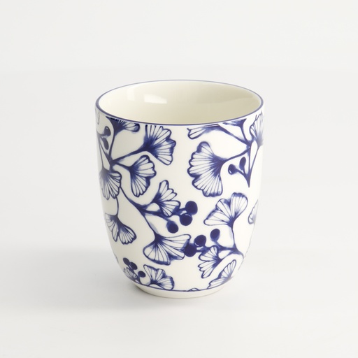 [16724] Flora Japonica Cup 6.7x7.7cm 170ml Gingko 6/36