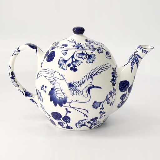 [16729] Flora Japonica Teapot Giftset 24x16.5cm 1300ml Crane 1/8